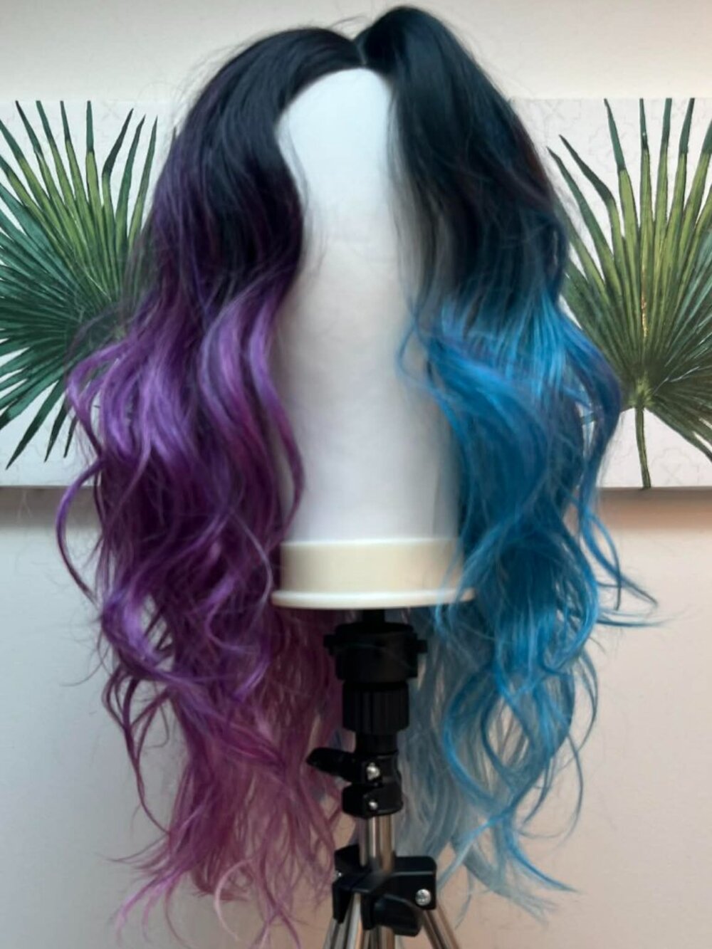 Sis Beyond Lace Front Wig Raven in Sombre HH Purple/Sky